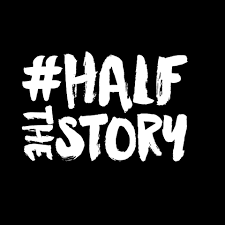 Logo of #TheHalfStory - donation campaign partner