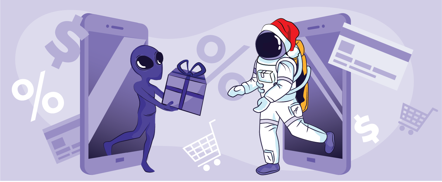illustration of a blog post: The Best Paid Ad Guidelines for a High-Converting Holiday Season