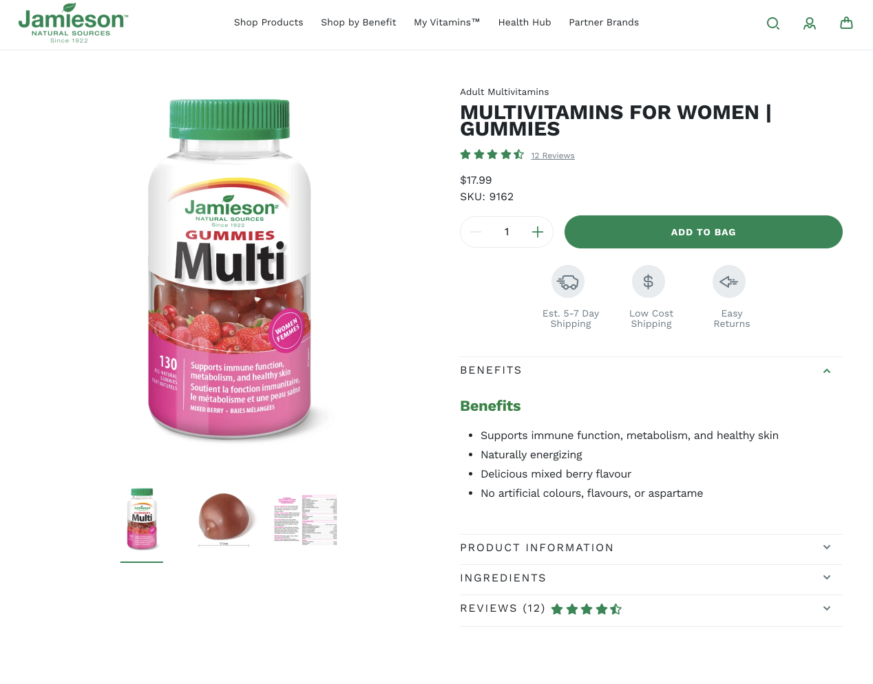 Multivitamins for women with ingredients list and reviews.