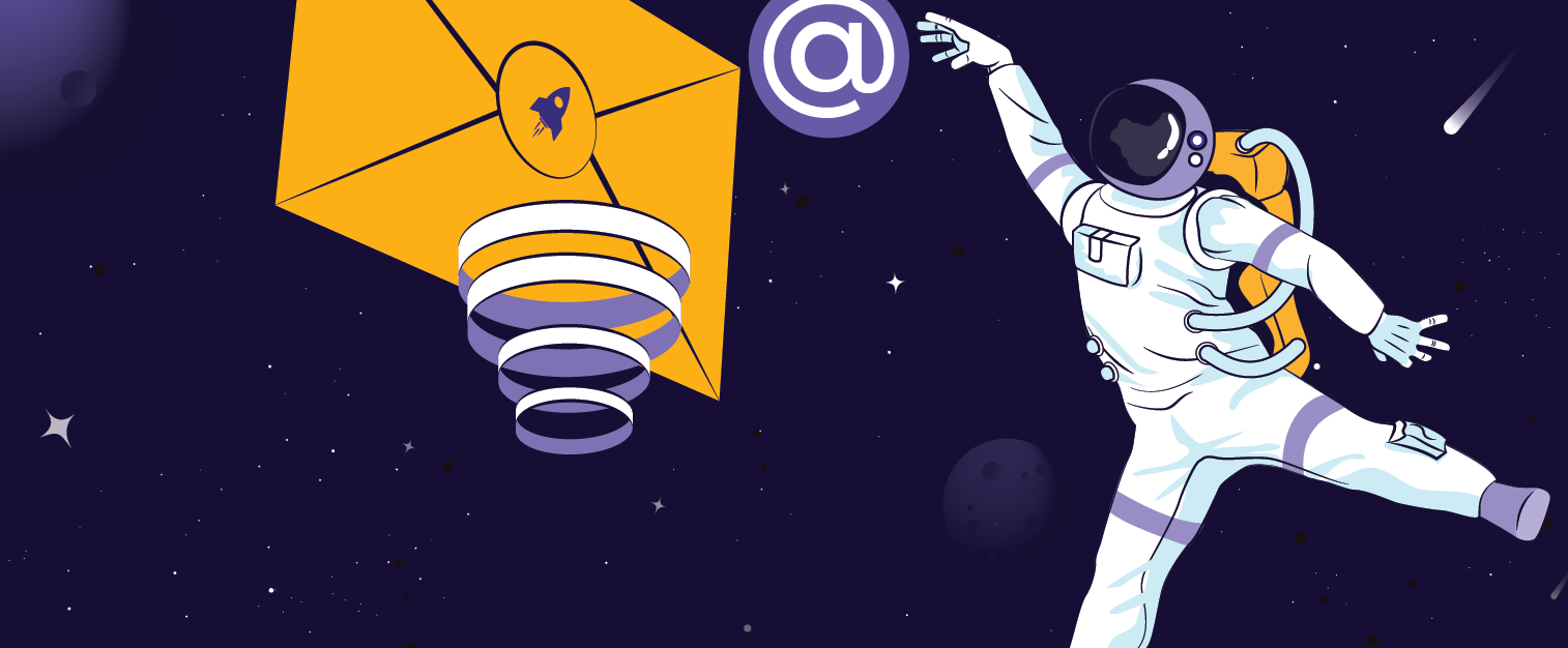 illustration of a blog post: Email Marketing Made Easy: 5 Ways to Use AI for Email Marketing